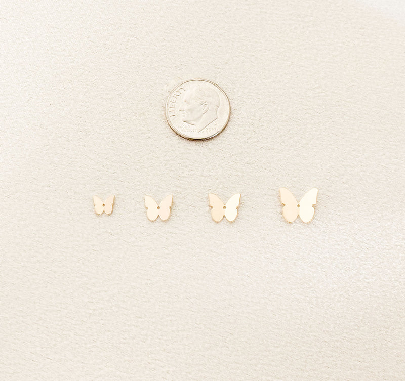 3d butterfly charm size comparison