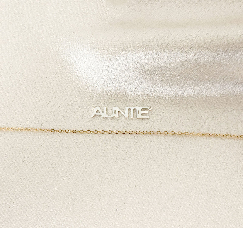 auntie nameplate