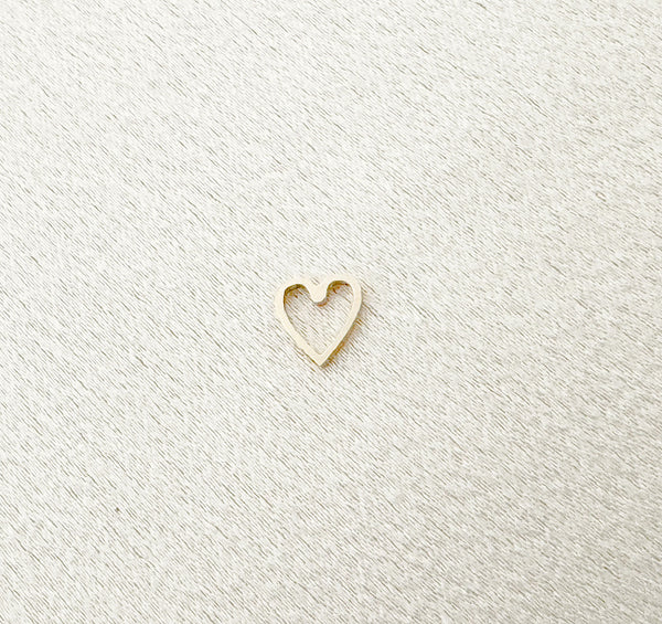 heart outline charm