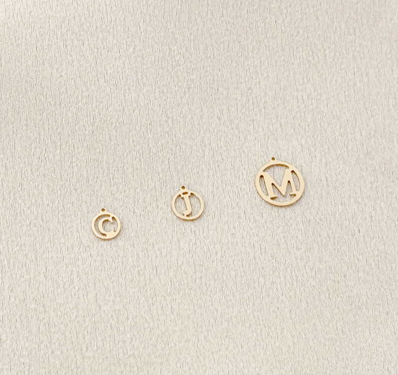 open circle initial charm