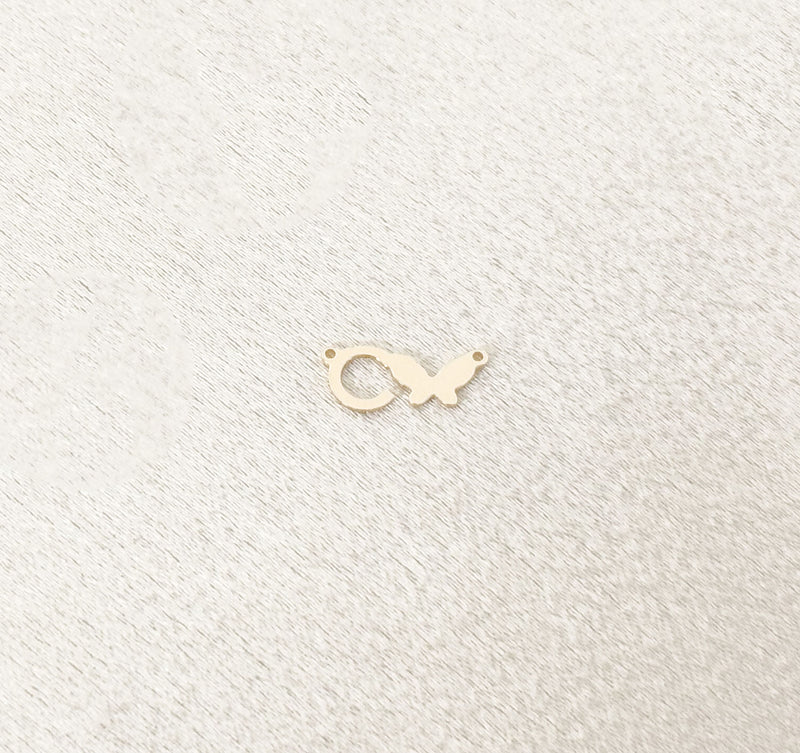 top loops bubbly butterfly initial connector