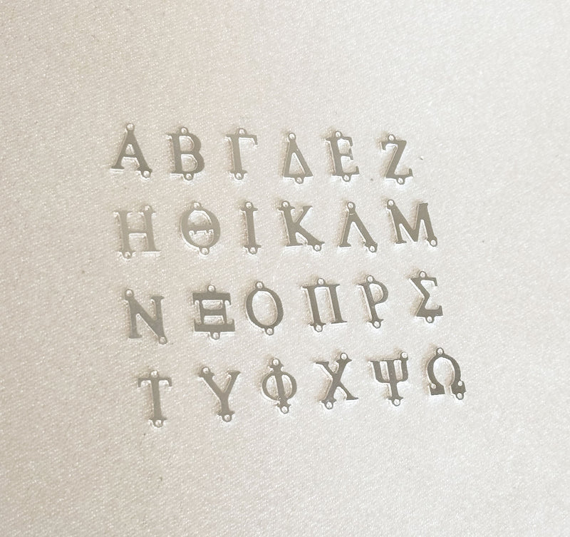 greek letter charms