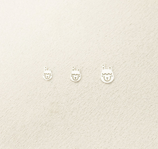 alpaca head charm