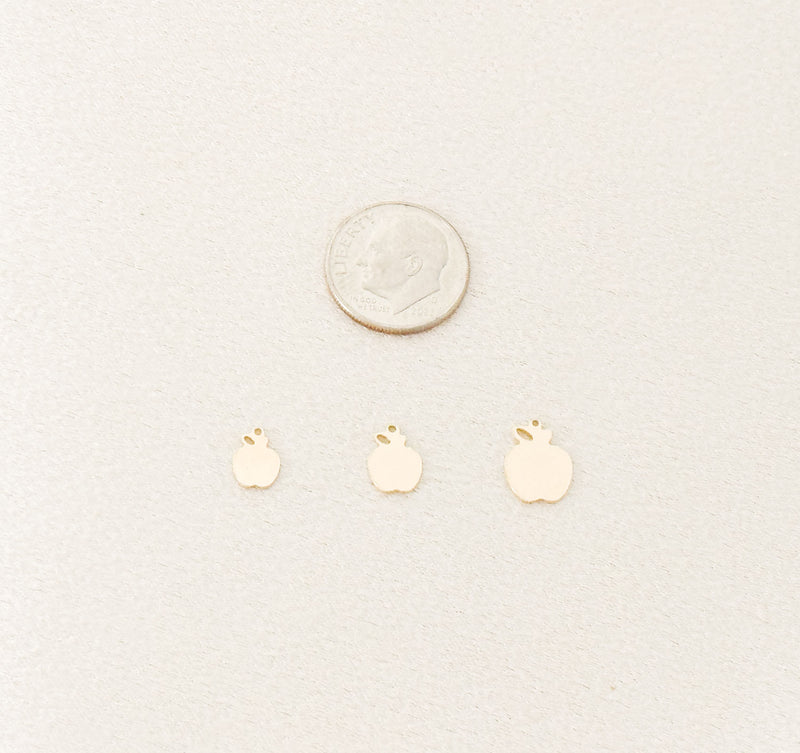 apple charm size comparison