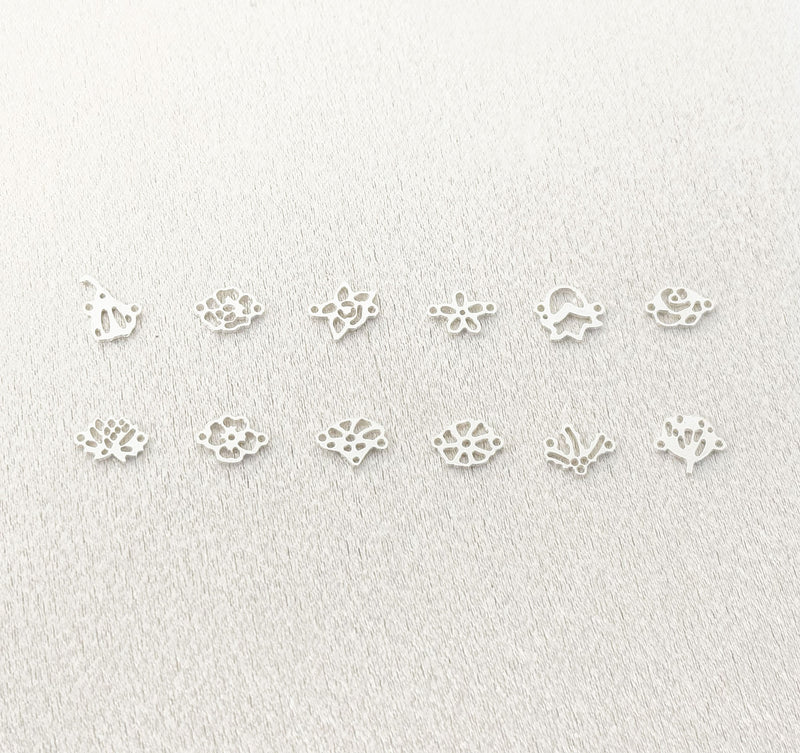 birth flower connectors