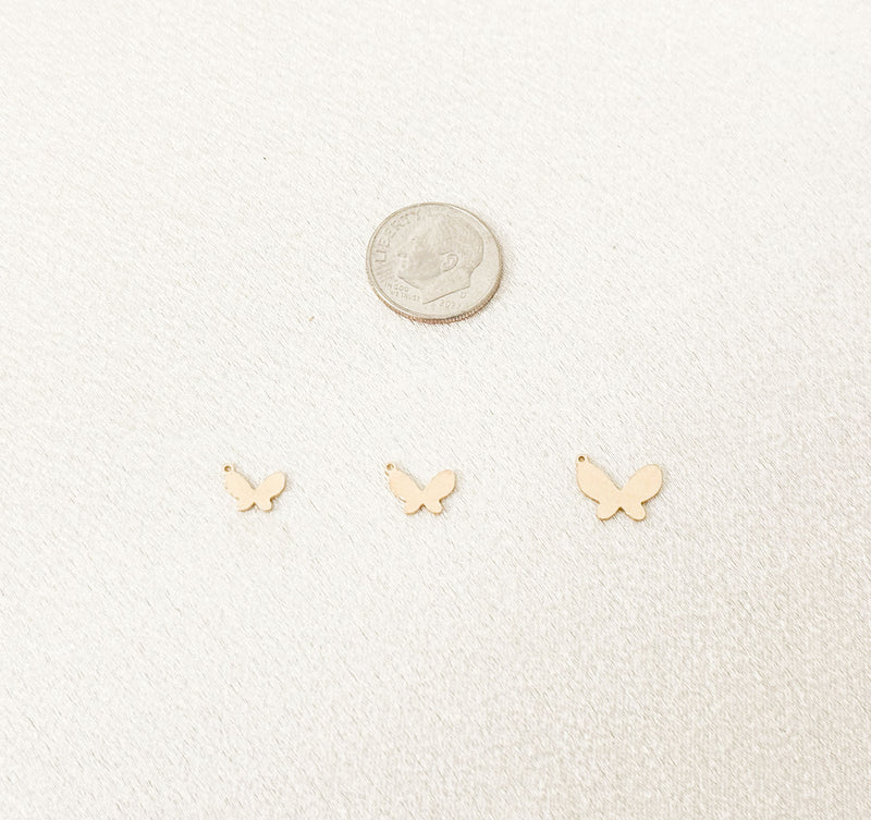 bubbly butterfly charm size comparison