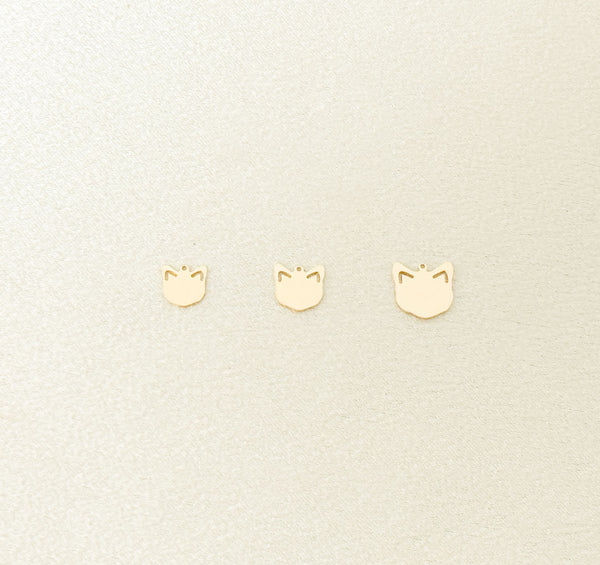 cat head charm