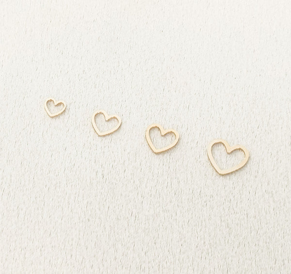 chonky heart outline connector