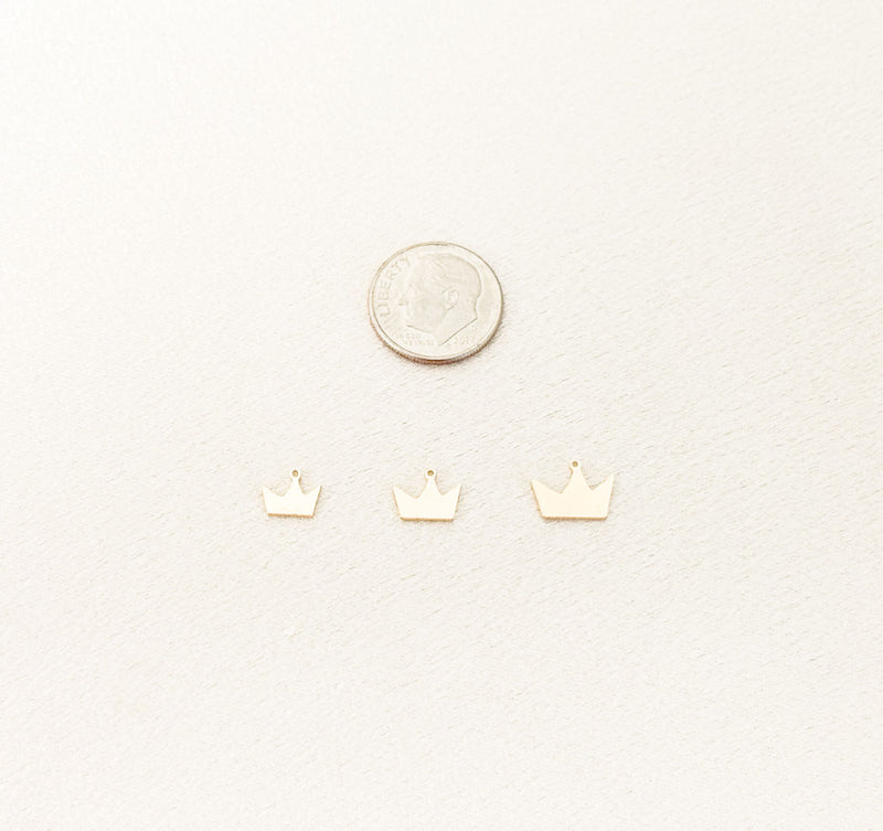 doodle crown charm size comparison