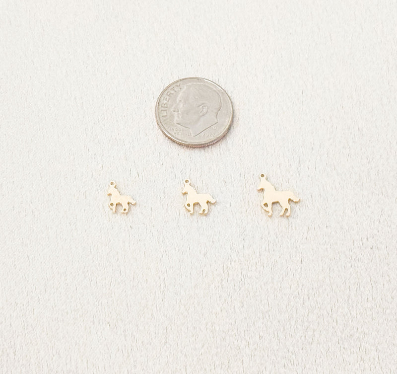 horse charm size comparison