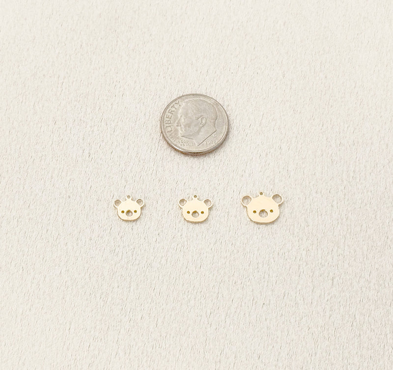 koala head charm size comparison