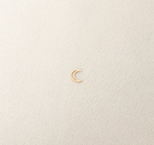 moon outline charm