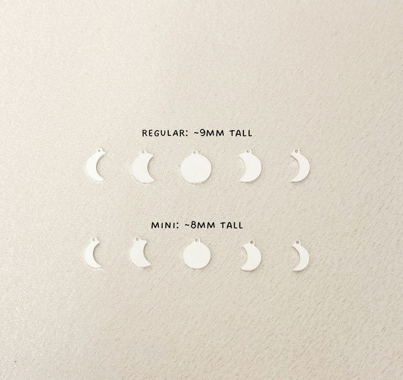 moon phases size difference