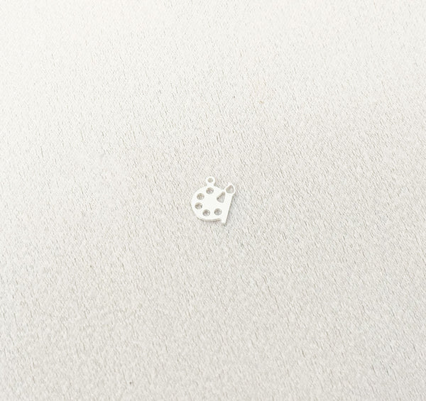 paint palette and brush charm