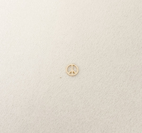 peace outline charm