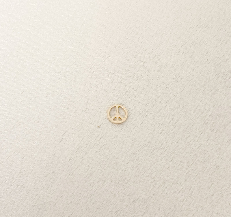 peace outline charm