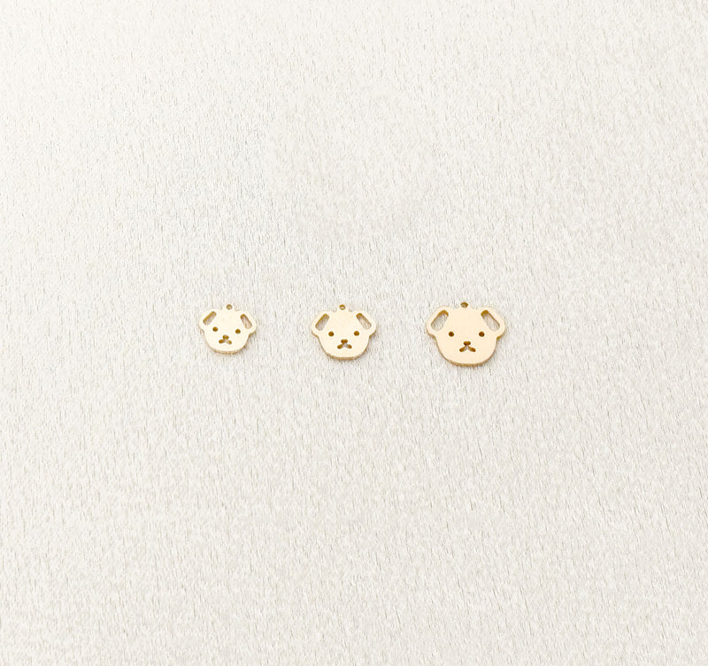 puppy head charm