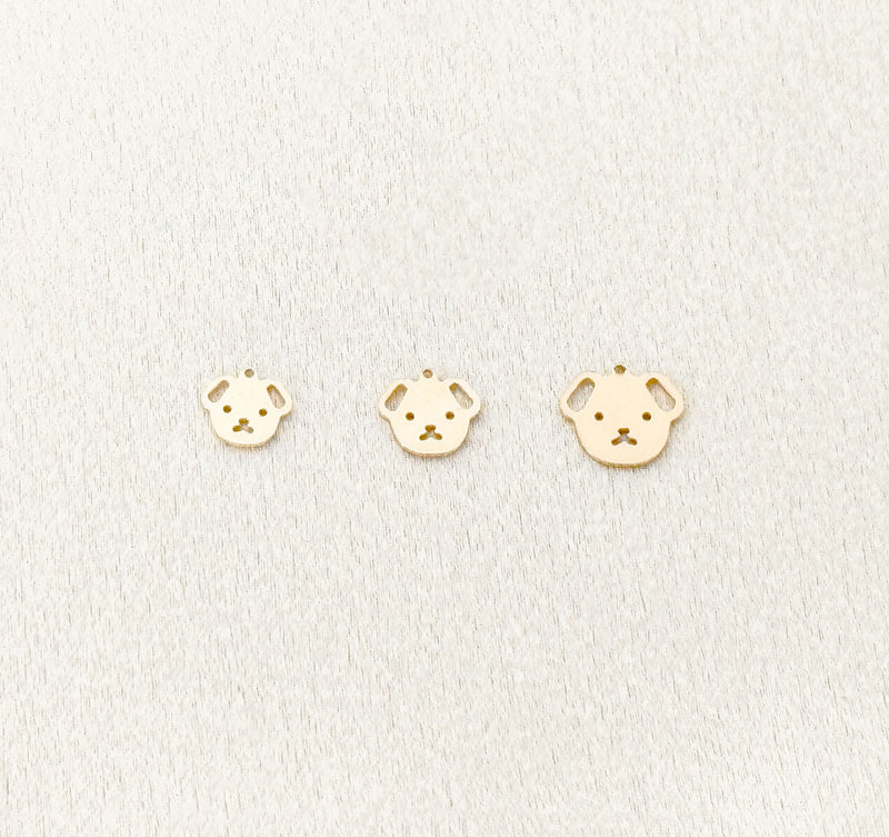 puppy head charm