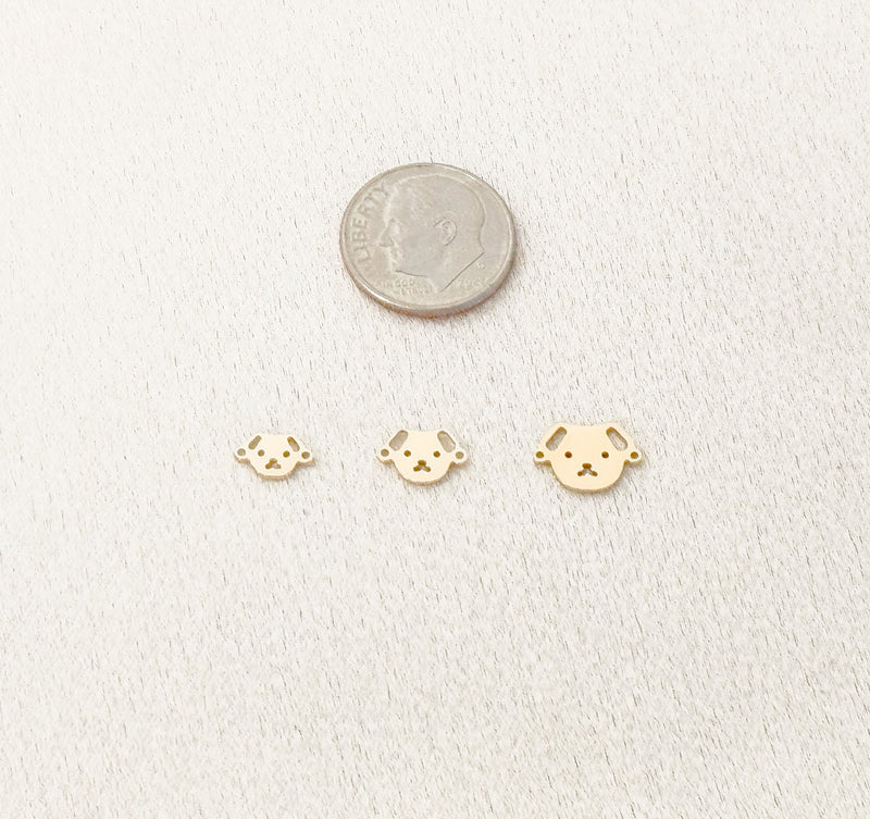 puppy head connector size comparison