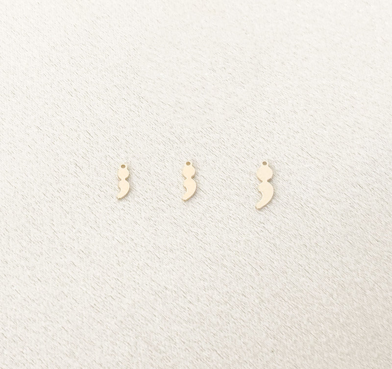 semicolon charm