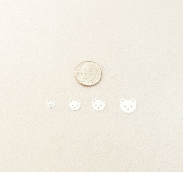 teddy bear charm size comparison