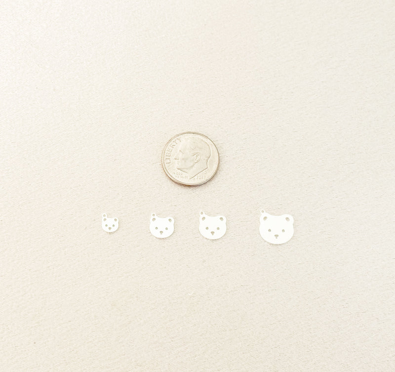 teddy bear charm size comparison