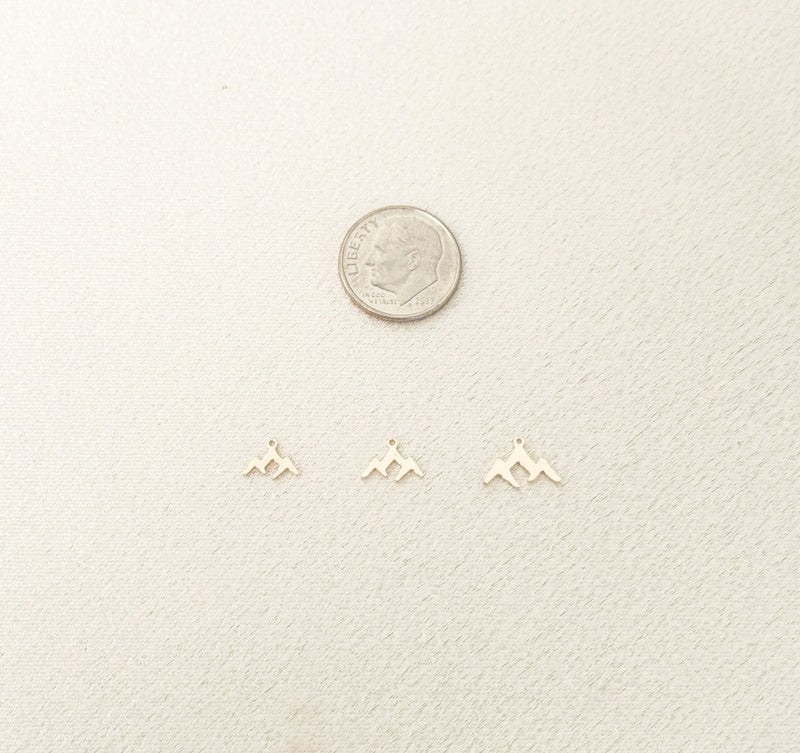 triple peak open mountain charm size comparison