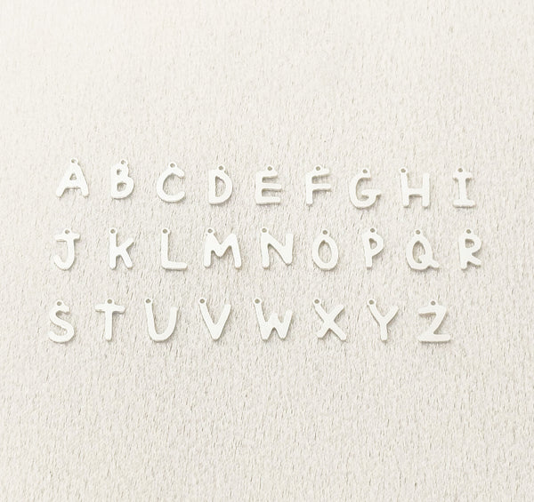 u1 letter charm