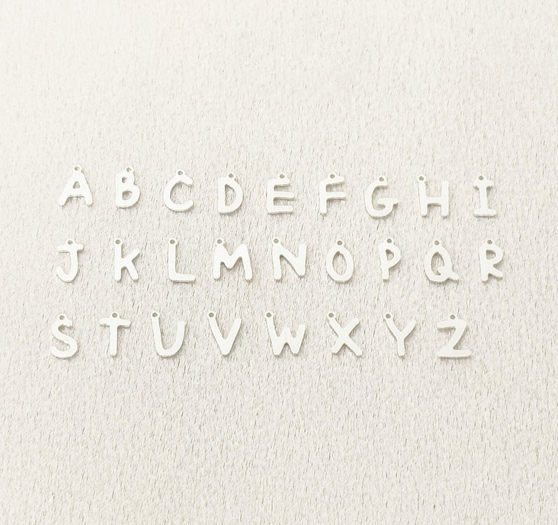 u1 letter charm