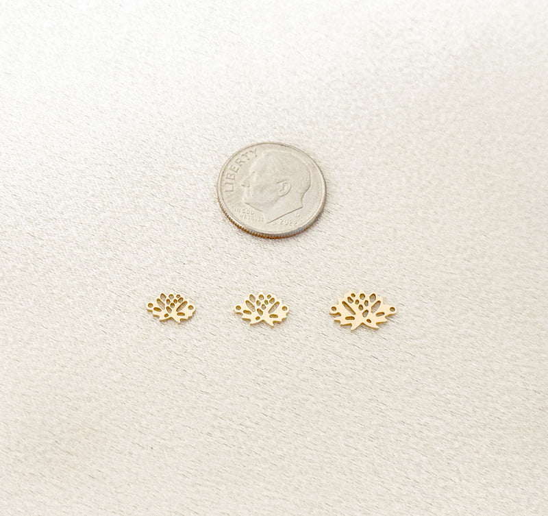 water lily connector size comparison