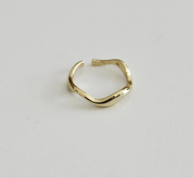 gold adjustable ring