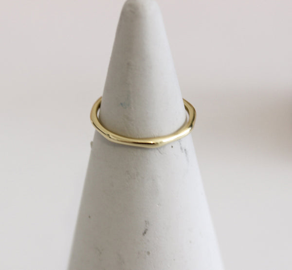 gold stacking ring