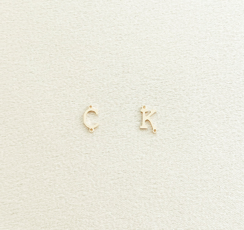 sideways letter connectors