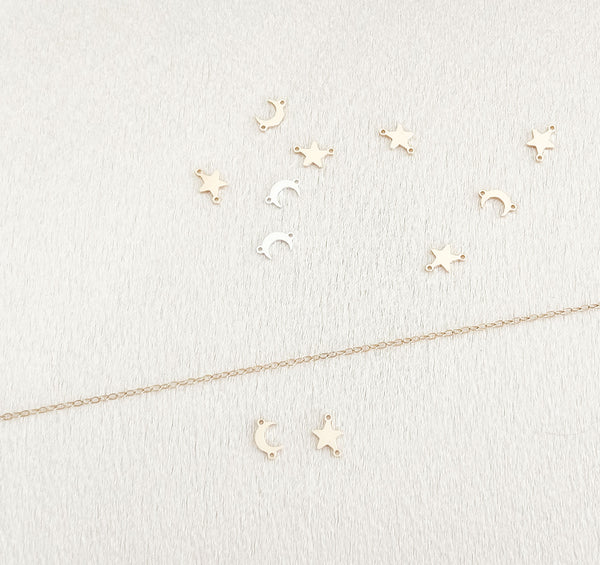 moon and star set